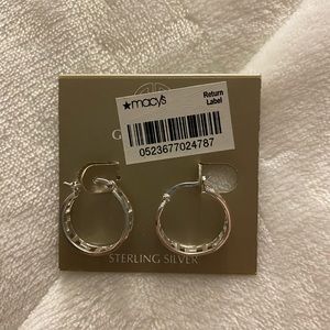 Macy’s hoop earrings
